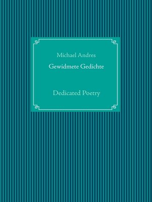 cover image of Gewidmete Gedichte
